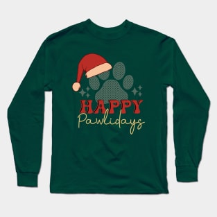 Happy Pawlidays Long Sleeve T-Shirt